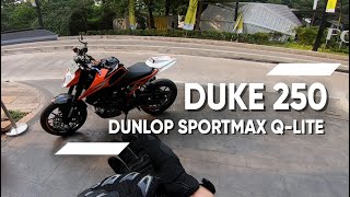 PASANG DUNLOP SPORTMAX Q-LITE DI KTM DUKE 250 ABS