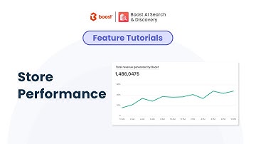 How to use Store Performance | Analytics Tutorial | Boost AI Search & Discovery by Boost Commerce