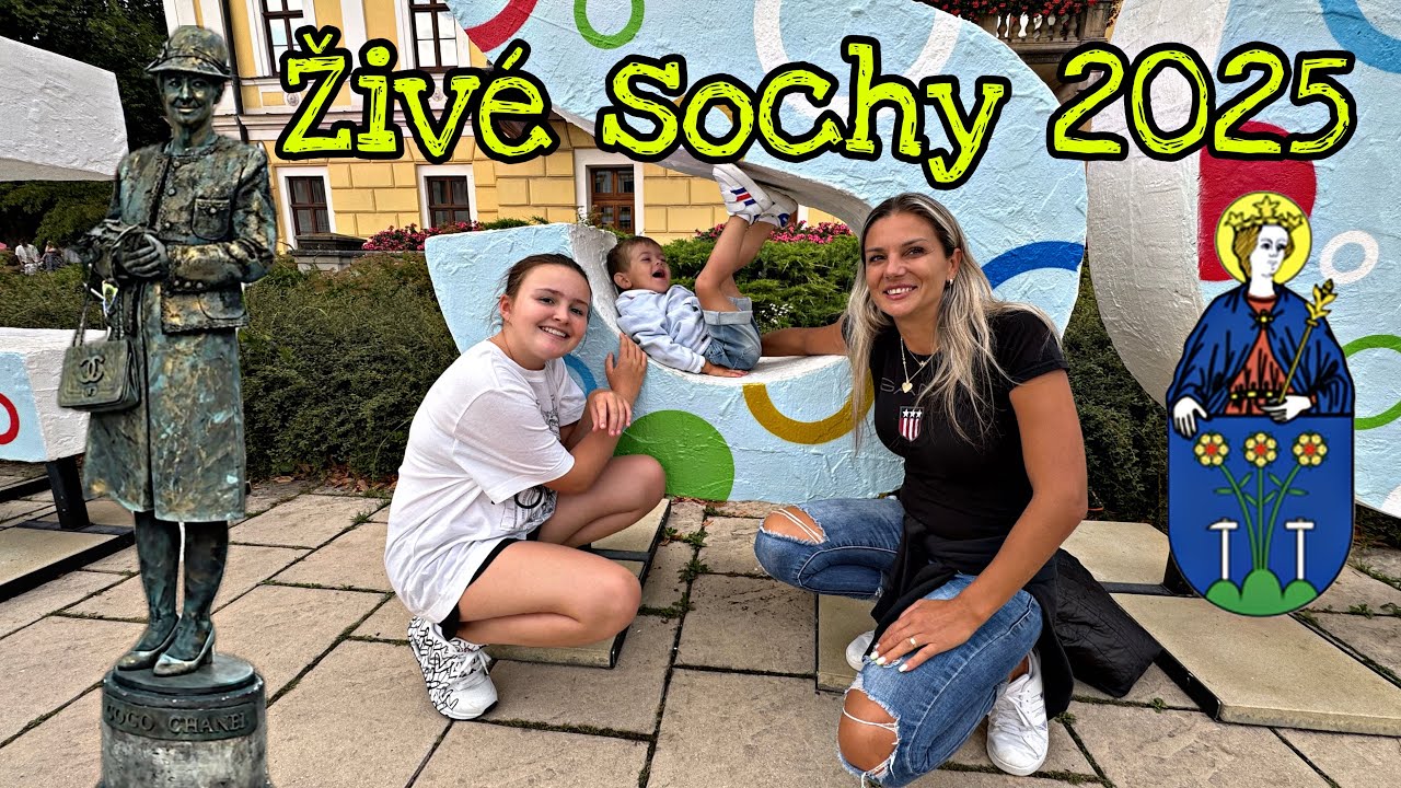 🎭 Festival živé sochy v Spišskej! 🤩  umelci a skvelá atmosféra v uliciach mesta! Travel_vlog 2025