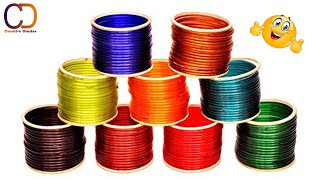 Reuse Old & Waste Bangles Craft Idea III Bangle Craft Idea III Creative Diaries screenshot 4