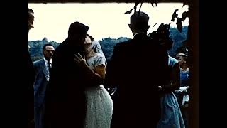 1958 Syracuse, NY Wedding, 8mm vintage film, stock footage #446
