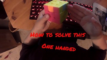 One handed algorithm for h perm