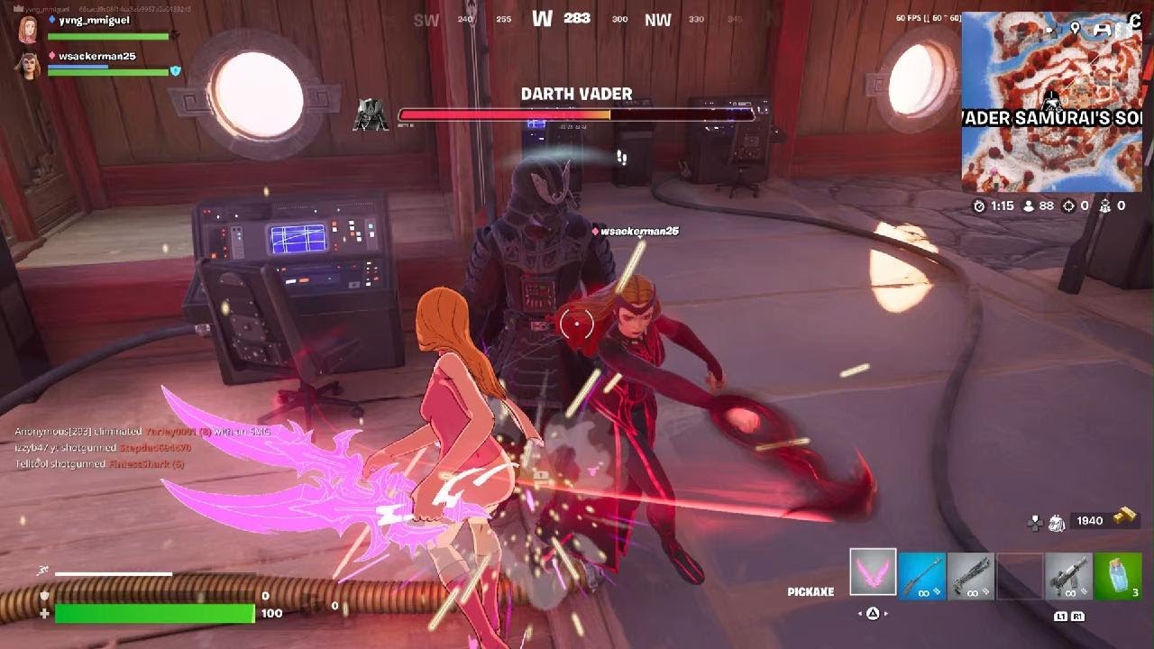 DARTH VADER VS SCARLET WITCH & ATOM EVE 