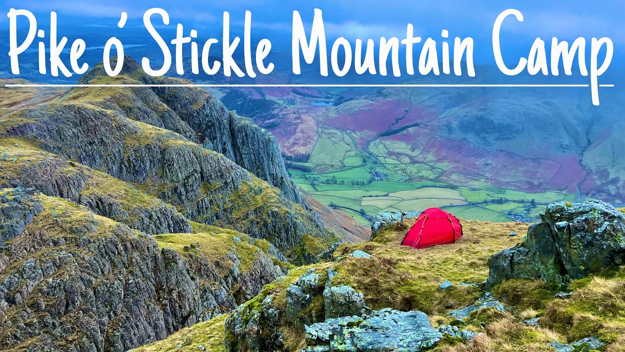 Pike o’ Stickle Solo Winter Wild Camp - no storm, no wind, no snow, no  heavy rain.