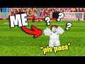 I trolled as a noob  roblox super league soccer