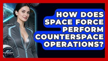 How Does Space Force Perform Counterspace Operations? - Warriors In Space