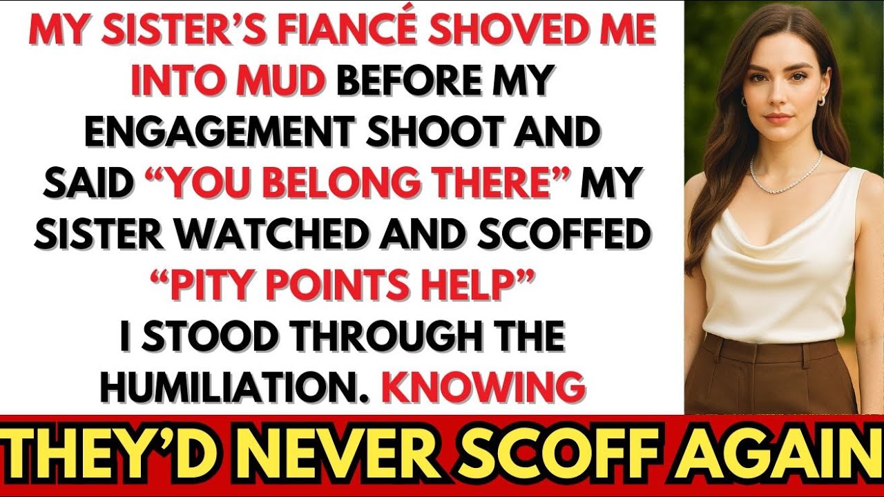 Жених моей сестры толкнул меня в грязь перед моей помолвочной фотосессией, а потом рассмеялся: «Т...
