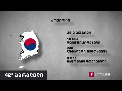 42° პარალელი - სამხრეთ კორეა კორონავირუსის წინააღმდეგ