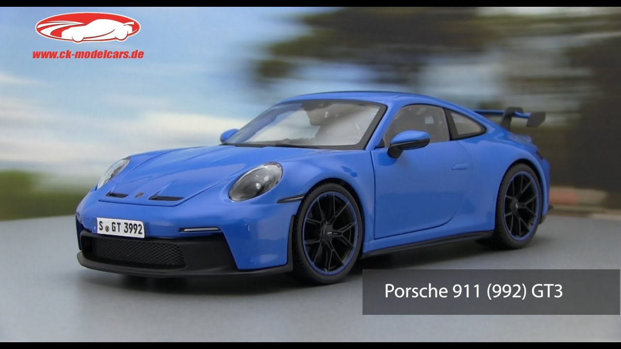 🚘 PORSCHE 911 (992) GT3, Maisto 1/18 (36458B) #118 