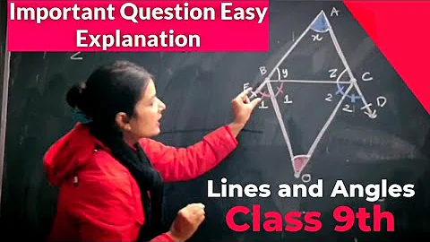 Important Question Class 9 | In fig 6.38 | Lines and Angles | NCERT Maths Class 9 | Maths is Easy