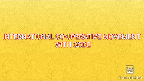 Sixth Semester |Bcom | International Co-Operative Movement | Calicut University | EDU OBVIOUS