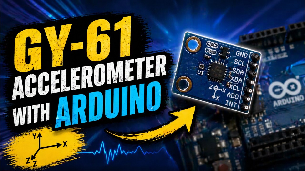 GY-61 Accelerometer with Arduino — YouTube thumbnail