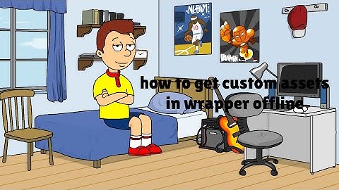 how to get custom assets in wrapper offline