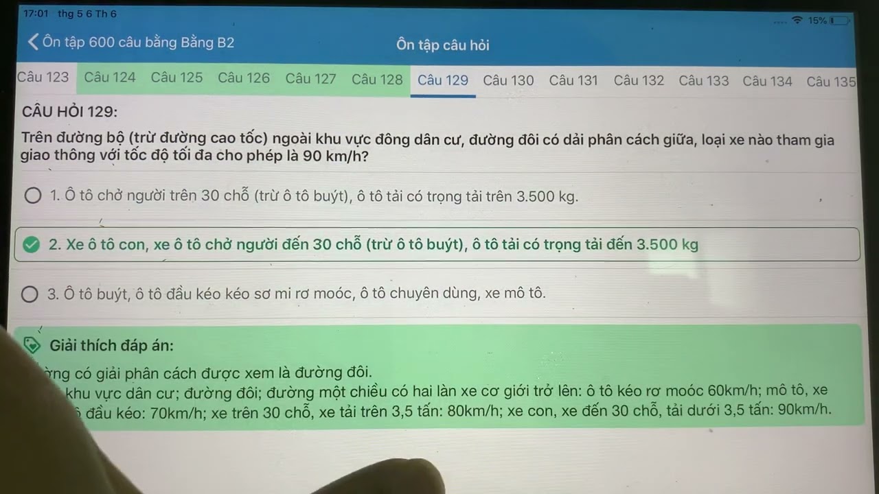 Mẹo 600 Câu Hỏi, Tốc Độ Trong Và Ngoài Khu Đông Dân Cư. - Youtube