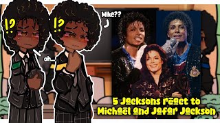 (🇺🇲🇧🇷) 5 Jackson Reacts To Michael and Jafar Jackson || Part 2/? || 2x Speed || GACHA