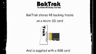 BakTrak the Ultimate MP3 & WAV Backing Tracks Player
