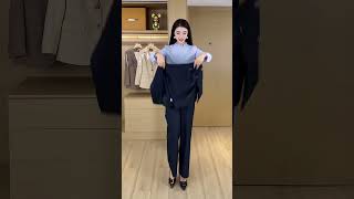 Stylish Office Look Formal Outfit Try-On