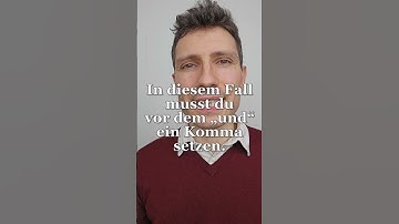 Darfst du das Komma vor dem „und“ immer weglassen?