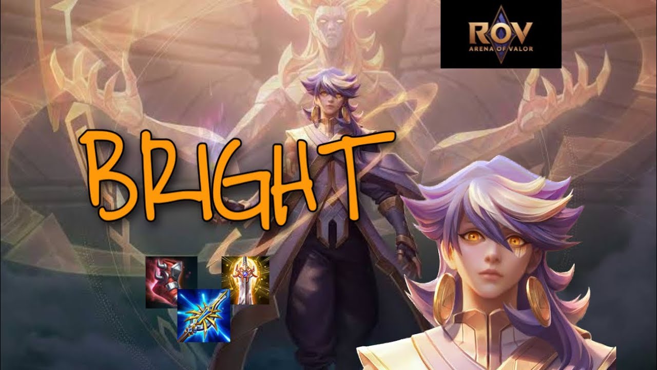 RoV : Bright สายคริ + เจาะเกราะ Solo Rank ( Full match ) #garena #rov # ...