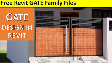How to Design Gate In Revit Architecture | In Hindi