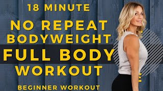 20 MINUTE NO REPEAT,  NO EQUIPMENT WORKOUT Beginner Workout | Quick Beginner Workout at Home screenshot 4