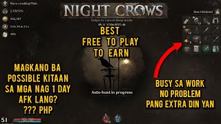 Night Crows Magkano kitaan per day kapag AFK lang?