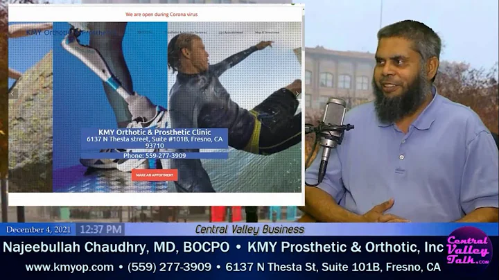 Najeeb Chaudhry of KMY Prosthetic & Orthotic