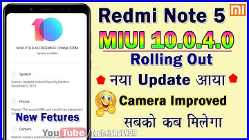 MIUI 10.0.4.0 Stable Update for Redmi Note 5 | MIUI 10.0.4.0 Update | Portrait Mode New Features