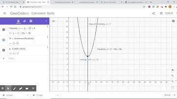 N5 Quadratics Video 4- Turning Points and Axis of Symmetry
