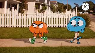 “The amazing world of Gumball” Darwin: I am not making a scene! (But it’s loud)