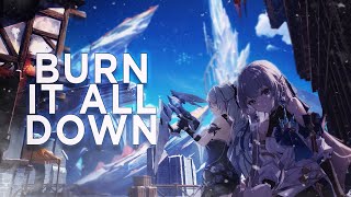 Hoyoverse GMV/MAD - Burn It All Down - Honkai Impact 3rd x Genshin Impact x Honkai Star Rail