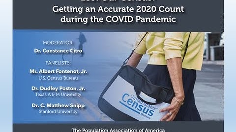 Congressional briefing: "Lost Our Census?  Getting an Accurate 2020 Count During the COVID Pandemic"