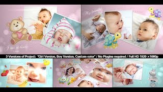 After Effects Template - Baby Photo Album | Lovely Slideshow