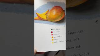 Oil pastel’s mango tone’s and colours study.. #art #oilpastel #drawing #artist