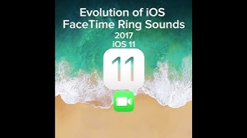 Evolution of iOS FaceTime Ring Sounds #ios #smartphone #appicons #facetime
