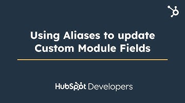 Using Aliases to update Custom Module Fields