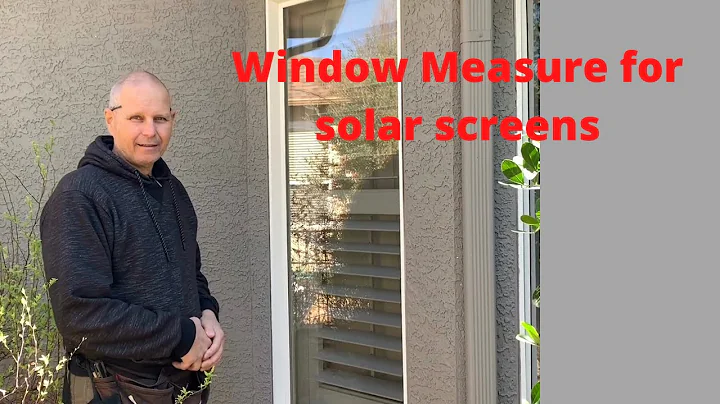 How We Measure Your Windows For Solar Screens; #protips #howto #diy