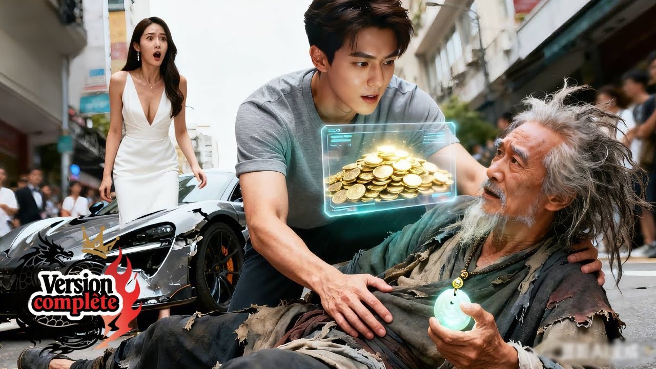 Pauvre gars sauve vieux mystérieux,obtient super-pouvoir de richesse:au sommet,il épouse la belleCEO