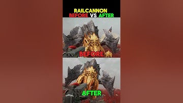 THE RAILCANNON BEFORE VS AFTER THE UPDATE - Helldivers 2