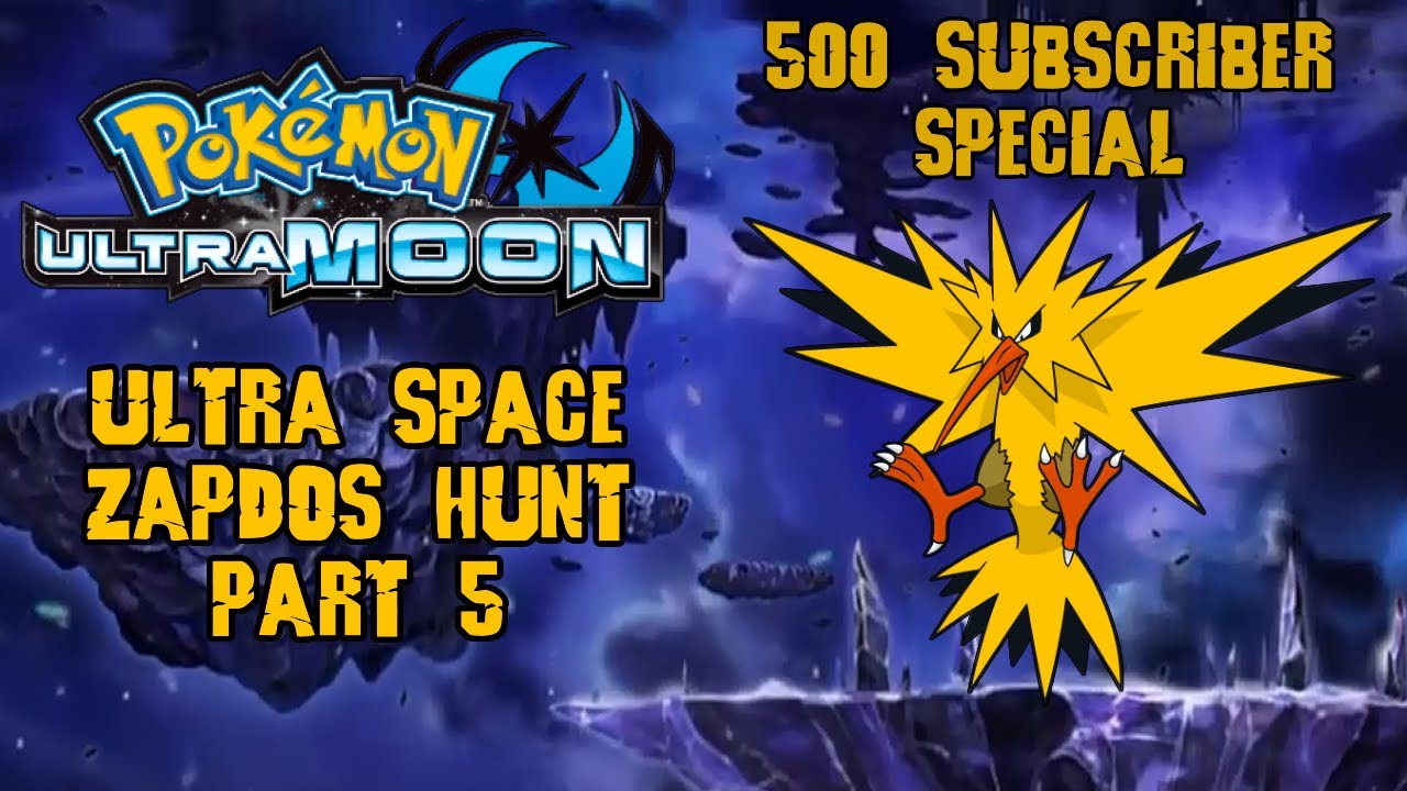 LIVE: WE GOT ZAPDOS! Zapdos Ultra Space Shiny Hunt: Pokemon Ultra Moon