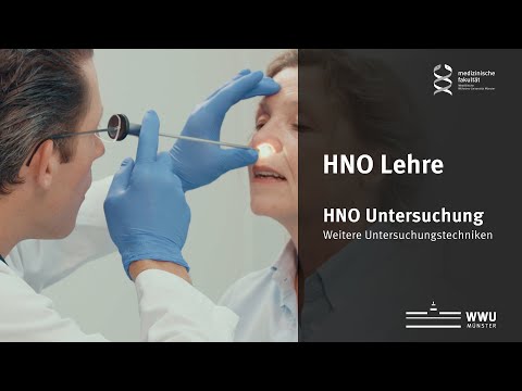 Video: Mit welchem Instrument wird die Nase untersucht?