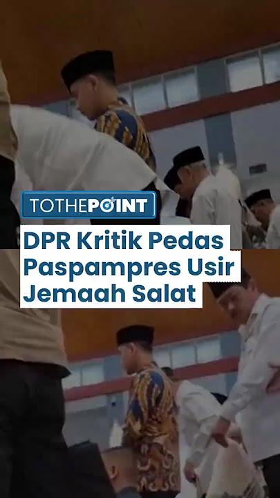 DPR Kritik Pengusiran Jemaah oleh Paspampres yang Kawal Gibran Salat Jumat: Harusnya Datang Dulu