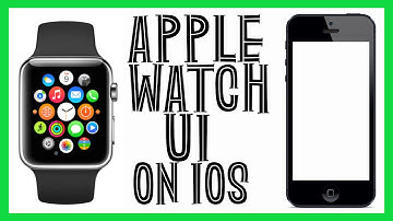 How to install iwatch ui on iphone ipod ipad  ( 2016 - apple watch theme for free )