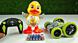 Unboxing Rc Dainasur Remote Control 360 Stunt, Electric Dancing Duck, Monkey Stunt, Jocker