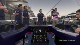 F1 2016 Career Mode S1E2- Engine blowups and Bahrain madness!