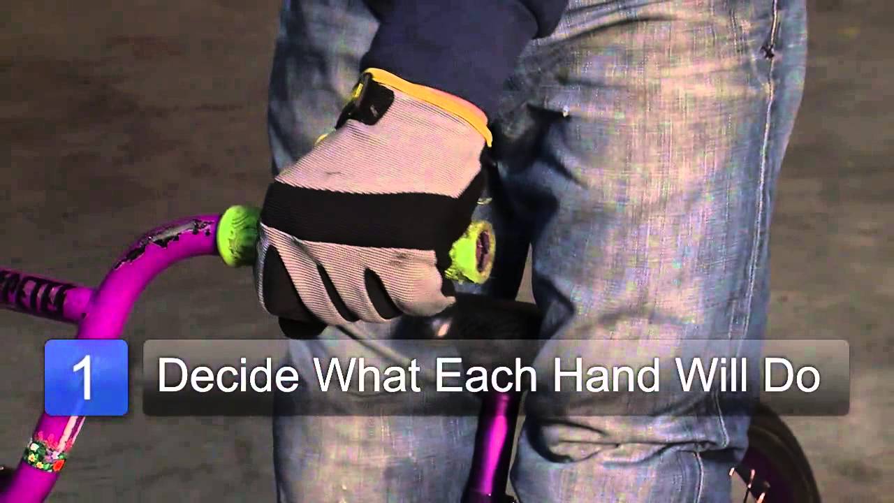 How to Bar Spin on a BMX Bike Flat Ground