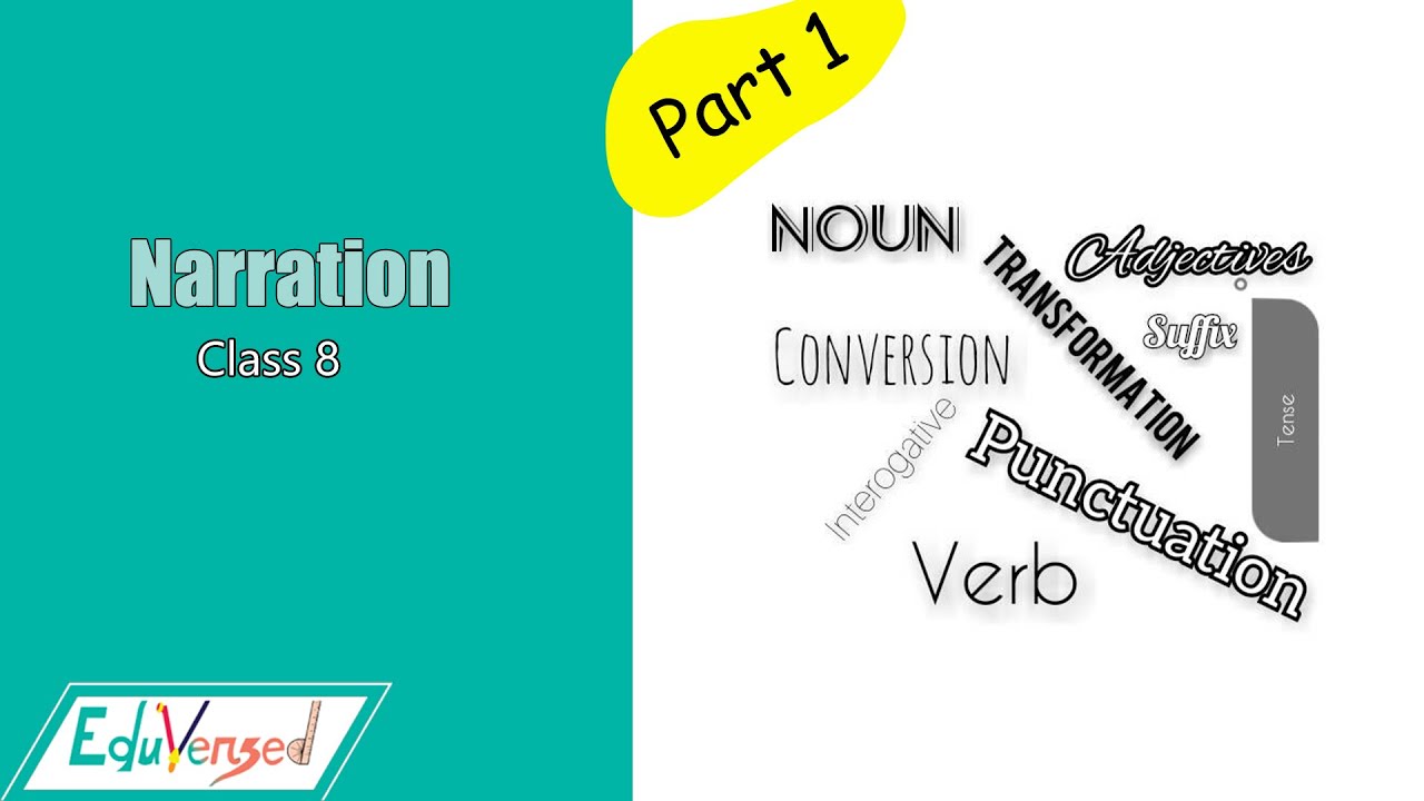 Class 8 English Narration Part 1 YouTube