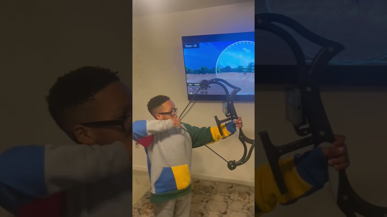 Virtual hunting!! Bow battle with the Accubow! 