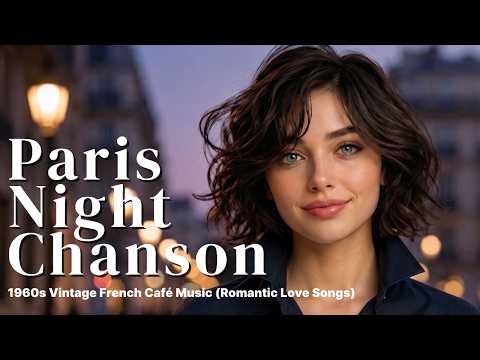 French Vintage Chanson for a Quiet Night Alone 🌙 | Relaxing Parisian Songs & Cozy Evening Ambience