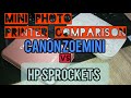 Mini Photo Printer Head to Head Comparison - Canon Zoemini vs HP Sprocket